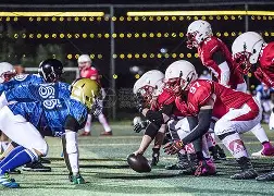 橄榄球夜战：闽南灰熊队逆转吴越貔貅队，主帅临场妙招外援联手发威(2024橄榄球比赛回放)